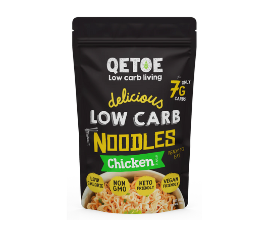 Qetoe - Organic Low Carb Chicken Soup Noodles 250g