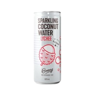 Bonsoy Beverage Co. - Sparkling Coconut Water Lychee 320ml