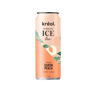 Kreol - Iced Tea - Golden Queen Peach & Daintree Sparkling Black Iced Tea 330ml
