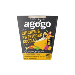 AGOGO - Chicken & Sweetcorn Noodles Instant Meal