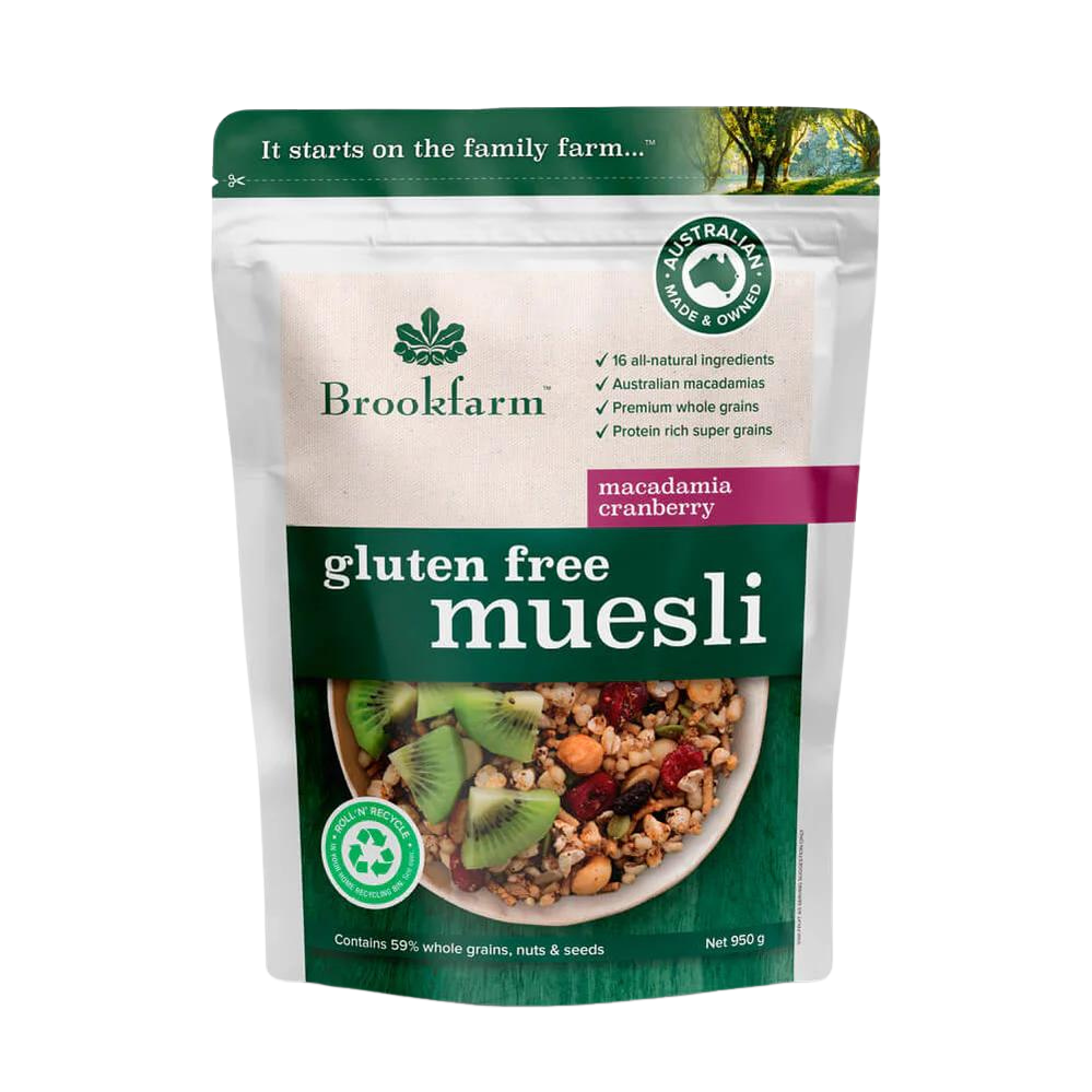 Brookfarm - Gluten Free Muesli with Cranberry