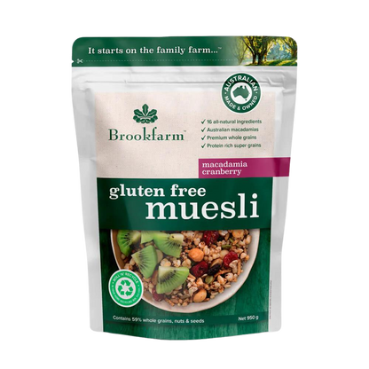 Brookfarm - Gluten Free Muesli with Cranberry