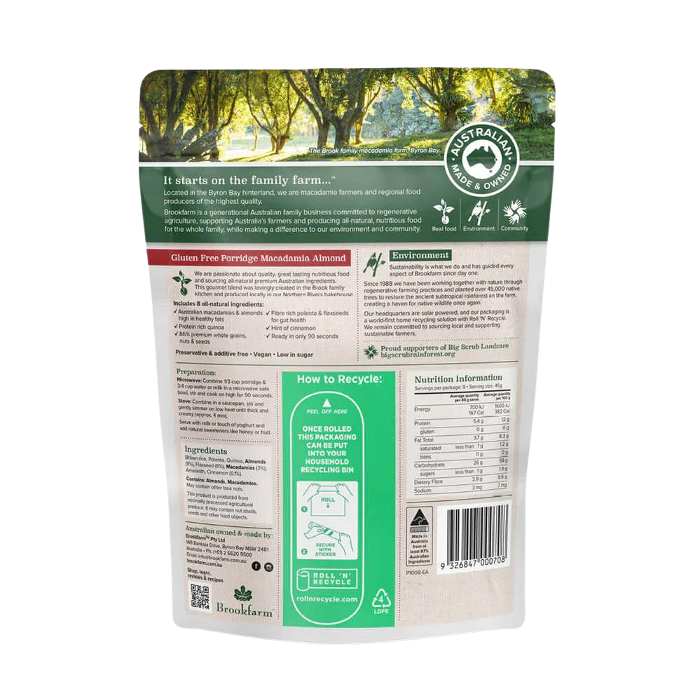 Brookfarm - Gluten Free Porridge