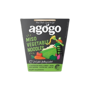 AGOGO - Miso Vegetable Noodles Instant Meal 50g